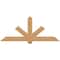Ekena Millwork Kennewick Timber Gable Bracket, Western Red Cedar, 72"W x 30"H x 3 1/2"D x 5 1/2"F, 10/12 Pitch GBW072X30X0406KEN00SWR - alternate 1